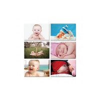 PAPER PLANE DESIGN Techbite Big Size Matt Finish New Born Baby Girl/Boy Poster -Large, Size - 12 x 18 Inch, Single Photo, Multicolour