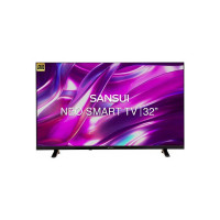 Sansui Neo 80 cm (32 inch) HD Ready LED Smart TV with Bezel-less Design and Dolby Audio (Midnight Black) (2022 Model)  (JSW32CSHD)