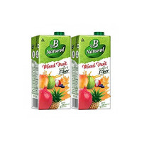 *Masterlink*  B Natural Mixed Fruit, Goodness of fiber, 1 litre (Pack of 2)