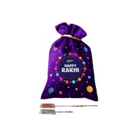 Cadbury Silk Kids Rakhi Special Potli Assorted Gift Box  (Gold, Purple)