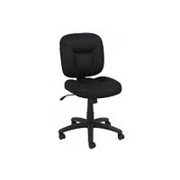 AmazonBasics Low Back Task Chair (Black, Fabric) [Apply Rs.200 Off Coupon]