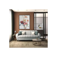 Torque Bali Furniture for Living Room, Office - Grey Fabric 3 Seater Sofa  (Finish Color - Grey, DIY(Do-It-Yourself)) [10% OFF WITH ICICI/ AXIS CC]