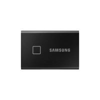 Samsung T7 Touch 2TB Up to 1,050MB/s USB 3.2 Gen 2 (10Gbps, Type-C) External Solid State Drive (Portable SSD) Black (MU-PC2T0K)