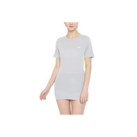 Clovia Women's Polyester Sports Short Sleeve T-Shirt Dress