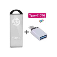 HP A1 V220W 128 GB Pen Drive  (Silver)