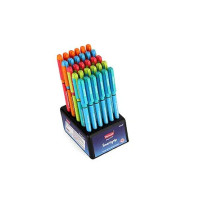 Reynolds SMARTGRIP BLUE 30 CT DISPENSER | Ball Point Pen Set With Comfortable Grip | Pens For Writing | School and Office Stationery | Pens For Students | 0.7 mm Tip Size