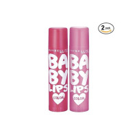 Maybelline New York Lip Balm, With SPF, Moisturises and Protects from the Sun, Pink Lolita & Baby Lips Cherry Kiss, Baby Lips, Berry Crush & Baby Lips Pink Lolita, 2 pack, 8g