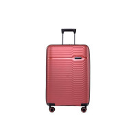 Nasher Miles Sahara Hard-Sided Polypropylene Check-in Luggage Maroon 28 inch |75cm Trolley Bag