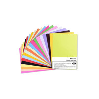 OFIXO Pack of 50 Sheets (10 Color*5 Sheets) A4 Color Paper for Art and Craft/Printing Purpose Multi Color Paper Plain A4 Craft Paper (Set of 1, Multicolor)