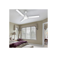 Polycab BLDC 1200 MM High Speed Ceiling Fan (Airika BLDC With Remote (White), 1200 MM)