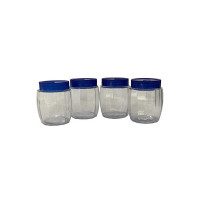 Yera K-Series Pantry Jars (Clear, 560 ml) - 4 Piece