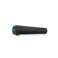 Blaupunkt Newly Launched SBA20 Pro 25W Bluetooth Soundbar with 2000mAh Battery I RGB Lights I Honeycomb Design I AUX, Bluetooth, USB & TWS I BT Speaker for TV, Mobile, PC, Laptops