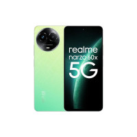 realme narzo 60X 5G (Stellar Green, 4GB, 128GB Storage) Up to 2TB External Memory | 50 MP AI Primary Camera | Segments only 33W Supervooc Charge [Apply Rs.2000 Coupon]