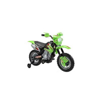 Brunte Green Kids Battery Operated Ride on Lean Bike with Light
