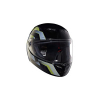 Royal Enfield TPEX Full Face Camo MLG Helmet with Clear Visor Gloss Black, Size: L(59-60cm)