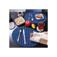 Status Multi-Purpose Braided Place Mat for Indoor Kitchen, Hall, and Room - Durable Mat for Home Decor 30x50 cm Multi-Color (1)