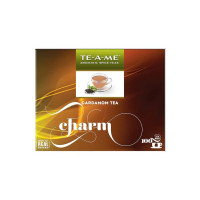 TE-A-ME Cardamom Tea Bags 100 Pieces | Strong Assam Black Tea with Cardamom Elaichi Tea Bags | Cardamom Spice Tea | 100% Natural Ingredients Cardamom Chai Tea (Coupon)