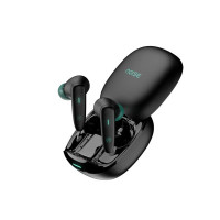 Noise Buds VS402 in-Ear Truly Wireless Earbuds with 50H of Playtime, Low Latency, Quad Mic with ENC, Instacharge(10 min=120 min),10mm Driver, BT v5.3, Breathing LED Lights (Neon Black)