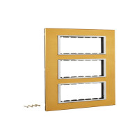 Anchor By Panasonic 66918GD Roma Urban Modular Polycarbonate 18M Square (Gold, Pack of 5)