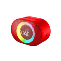 boAt Stone 250 Portable Wireless Speaker with 5W RMS Immersive Audio, RGB LEDs, Up to 8HRS Playtime, IPX7 Water Resistance, Multi-Compatibility Modes(Red)