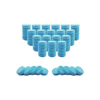 IDELLA 15 Pieces Car Windshield Glass Concentrated Washer Tablets Solid Car Effervescent Tablets Glass Solid Wiper Cleaning Tablets for Car Window