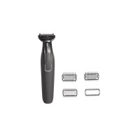 Amazon Basics Cord/Cordless Trimmer and Shaver with 4 Trimming Combs, IPX7-90 Minutes Run Time (Black)