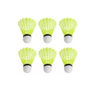Spanco Badminton Shuttlecocks, Badminton Shuttlecock Pack of 6, Stable and Sturdy High Speed Badminton Shuttles, Training Shuttlecock for Indoor and Outdoor Sports