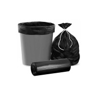 Kuber Industries 30 Count Biodegradable Garbage Bags Small|Plastic Dustbin Bags|Trash Bags For Kitchen, Office, Warehouse, Pantry Or Washroom 5 Ltr (Black)