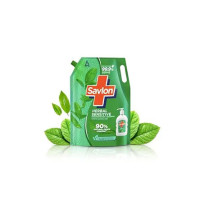 Savlon Herbal Sensitive Germ Protection Liquid Handwash, 1500ml Hand wash Refill, 90% Natural Origin, For Sensitive Hands