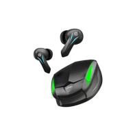 pTron Basspods Flare TWS Earbuds with 40ms Low Latency Gaming, TruTalk AI-ENC Stereo Calls, 35H Playtime, HD Mics, in-Ear Bluetooth 5.3 Headphones, Type-C Fast Charging & IPX4 Water Resistant (Black)