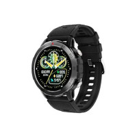 beatXP Duke Rugged 1.43” Round Super AMOLED Bluetooth Calling Smart Watch, Functional Crown, 466 * 466px, 60Hz Refresh Rate, AI Voice Assistance, 100+ Sports Modes, 24/7 Health Monitoring (Black)