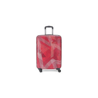 Aristocrat Polyester Hard 55 Cms Luggage- Suitcase(Duedge55Der_Deep Red)