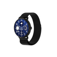 FCUK New Tide Smart Watch|1.39 inch Round Display| 360x360 High Resolution |SingleSync BT Calling|Built-in AI Voice Assistant| Premium Textured Straps|Upto 5 Day Battery|120+ Sports Modes - FCSW01-E (Coupon)