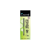 LAKMÉ Eyeconic Insta Cool Kajal, Black, Cooling Kohl Liner With Cucumber, Twist Up Pencil - Waterproof, Smudge Proof & Long Lasting Eye Makeup, Glossy, 0.35 G