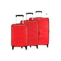 Kamiliant by American Tourister Hard Body Set of 3 Luggage 4 Wheels - TRIPRISM SPINNER 3PC SET upto 83% off