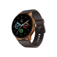 Noise Fuse 1.38'' Round Display with Bluetooth Calling, Metallic Finish,IP68 Rating Smartwatch  (Brown Strap, Regular)
