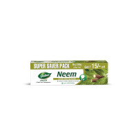 Dabur Herb'l Neem 300g (200g + 100g) - Germ Protection Toothpaste with No added Fluoride and Parabens