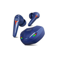 pTron Newly Launched Bassbuds Razer TWS Earbuds, 40ms Gaming Low Latency, TruTalk AI-ENC Calls, Deep Bass, 45Hrs Playtime, HD Mic, in-Ear Bluetooth 5.3 Headphones, Type-C Fast Charging & IPX5 (Blue)