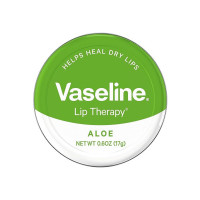 Vaseline Therapy Lip Balm Tin, Aloe Vera, Green, 17 g