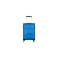 VIP Widget Durable Polyester Soft Sided Cabin Luggage Spinner Wheels with Quick Access Front Pockets (Cabin, 58cm, Blue)