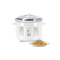 Milton Euroline Excel 1.8 Liter Electric Rice Cooker with Additional Cooking Bowl, 700 Watt