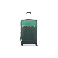 Aristocrat Commander 79Cms Premium Polyester with PVC Coating Soft Sided Check-in 4 Wheels Large Green Suitcase