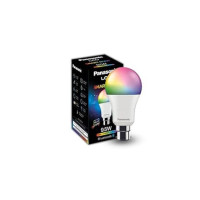 Panasonic LED 9.5W 5CH Smart Bulb Compatible with Alexa and Google Home (Wifi + Bluetooth), 16 Millions B22 Smart Bulb (Multicolor)
