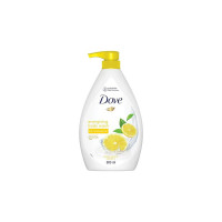 Dove Energising Body wash with energising lemon scent and nourishing Vitamin C, 100% gentle cleansers, paraben free/sulphate free cleansers, 100% plant- based moisturisers, 800ml