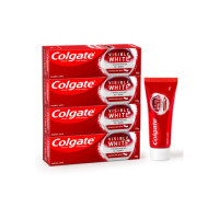 Colgate Visible White Toothpaste Teeth Whitening Starts in 1 week (Combo Pack) Toothpaste  (400 g, Pack of 4)