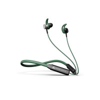 Boult Audio FXCharge Bluetooth Earphones with 32H Playtime, Dual Pairing Neckband, Zen™ ENC Mic, Type-C Fast Charging (5Mins=7.5Hrs), Biggest 14.2mm Bass Driver IPX5 Premium Silicone Neck band (Green)