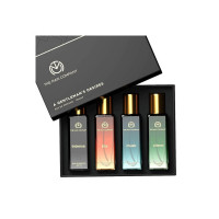 The Man Company Specially Curated Perfume Gift Set 4X20Ml - A Gentlemen's Desire | Premium Long-Lasting Fragrance| Citron For Travel| Intense For Office| Musk For Sports| Joy For Outing,80 Ml