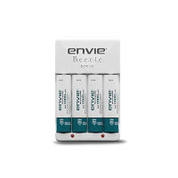 ENVIE® (ECR20+AA1000 4PL) Charger for AA & AAA Rechargeable Batteries