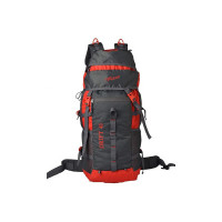 F Gear Drift Gry Red 40L, Unisex Large Spacious Hiking Trekking Camping Travel Tourist Outdoor Sport Rucksack Backpack|Additional Mole loops for extra storage|Adjustable|Made in India|1 year warranty