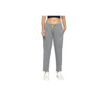 ALCiS Women Grey Melange Solid Slim-Fit Training Track Pants